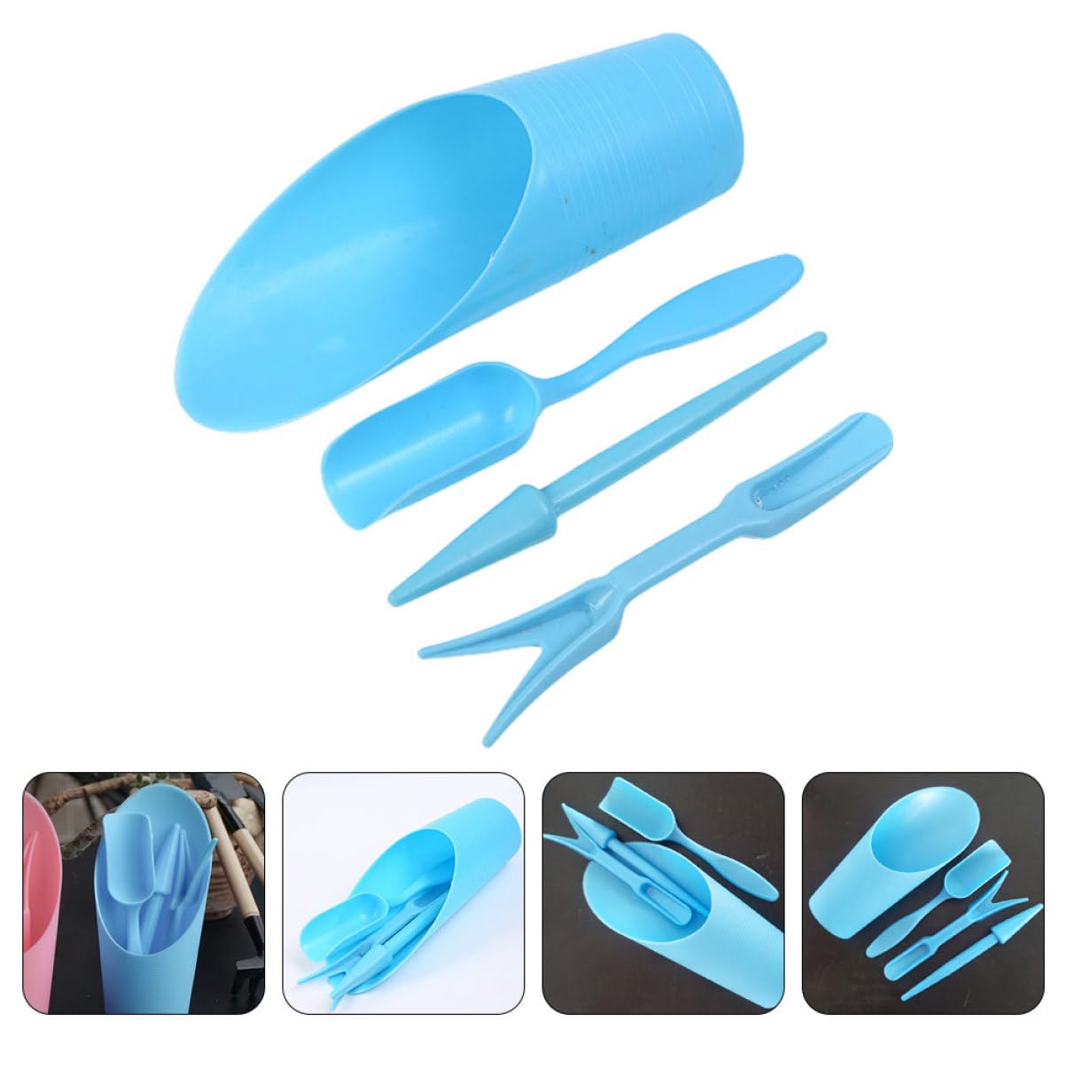 Gardening Tools Spade - 4 unids/set, pala de cubo duradera