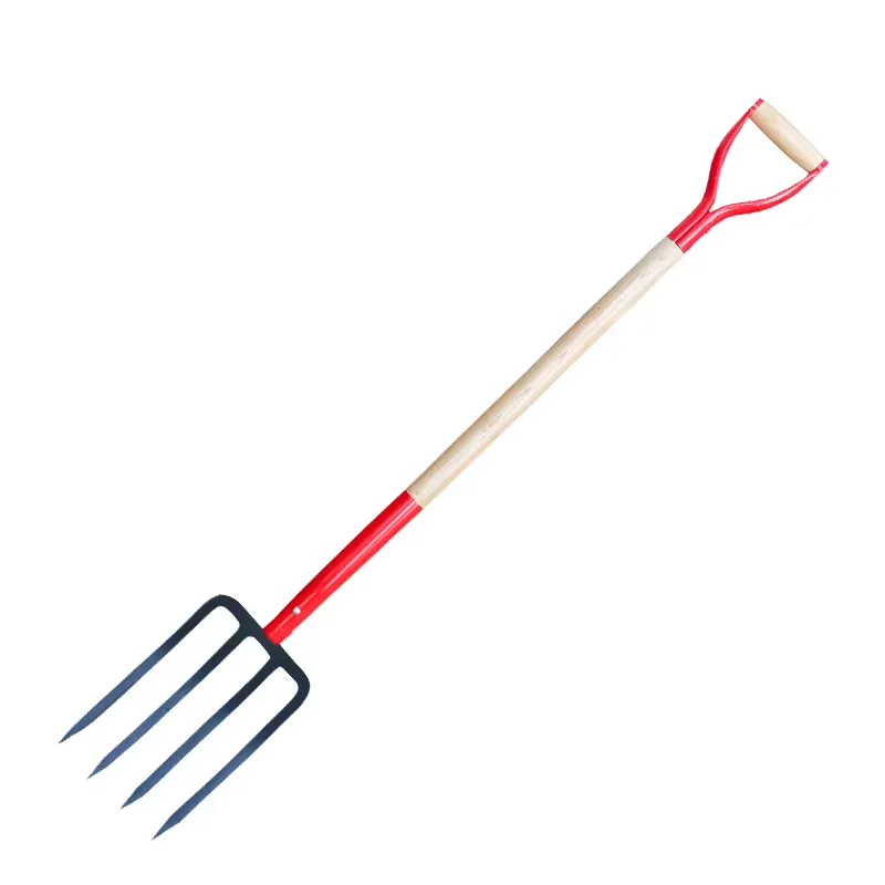 Spade Digging Fork - Herramienta agrícola de cuatro dientes de