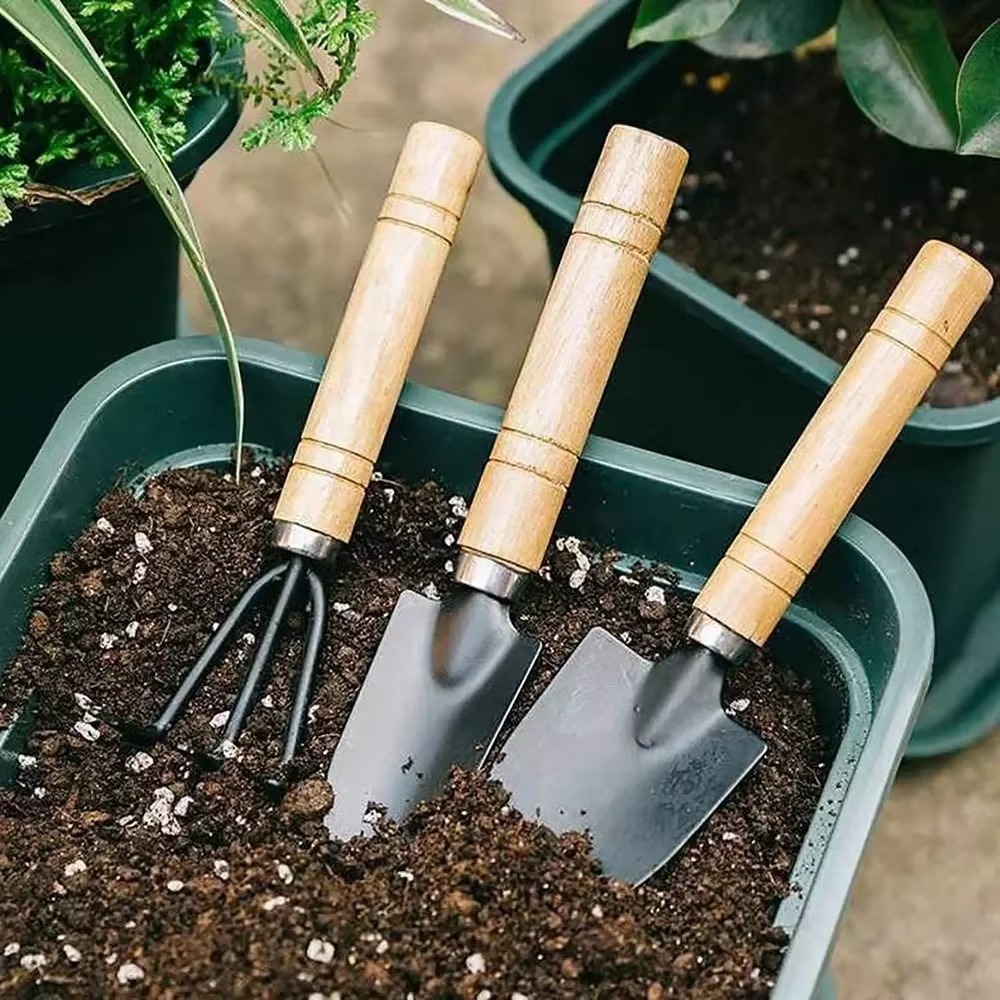 Gardening Tools Spade - Juego de 3 herramientas de jardín