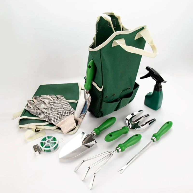 Spade Digging Fork - Kit de 11 herramientas manuales de
