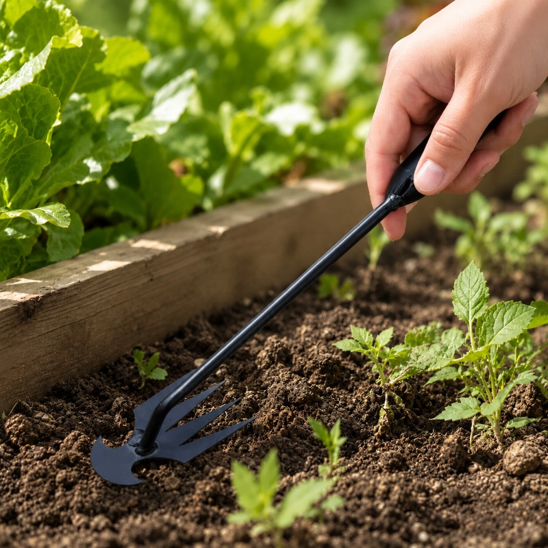 Rastrillo de jardín 2 en 1, he - Gardening Tools Rake reseña y precio
