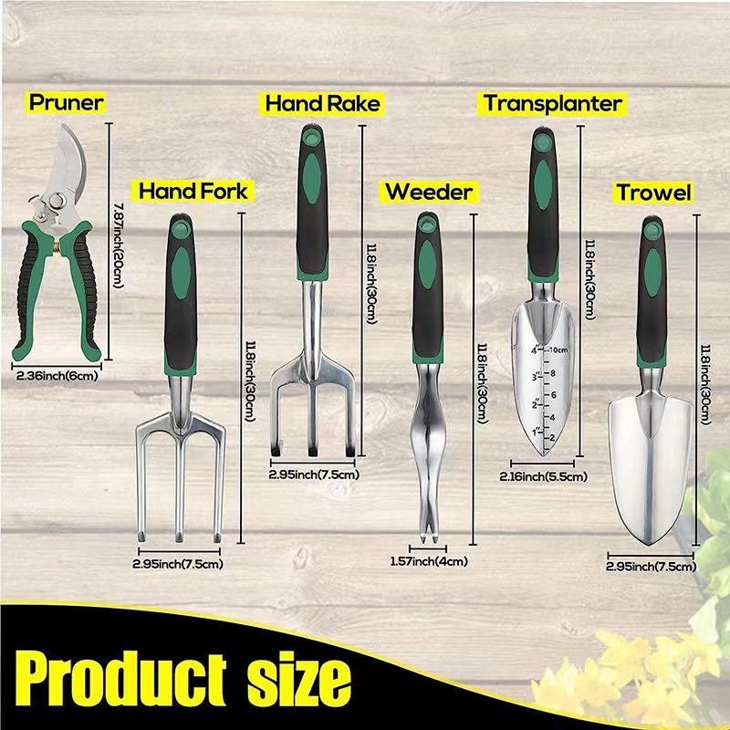Juego de 11 Herramientas de Ja - Gardening Tools Rake reseña y precio