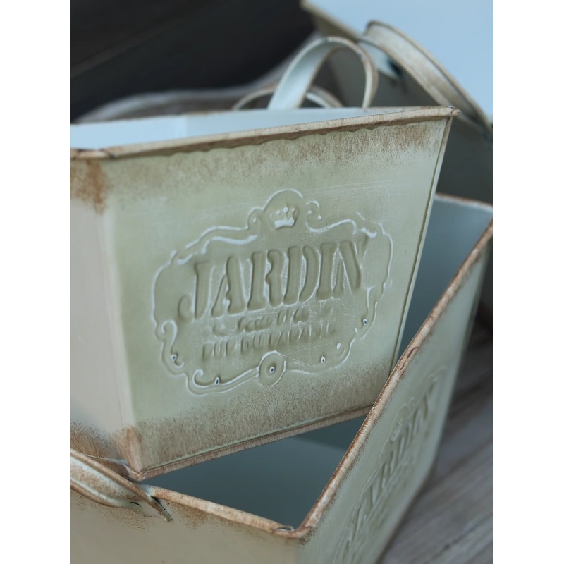 Maceta de hojalata vintage est - Gardening Tools English reseña y precio