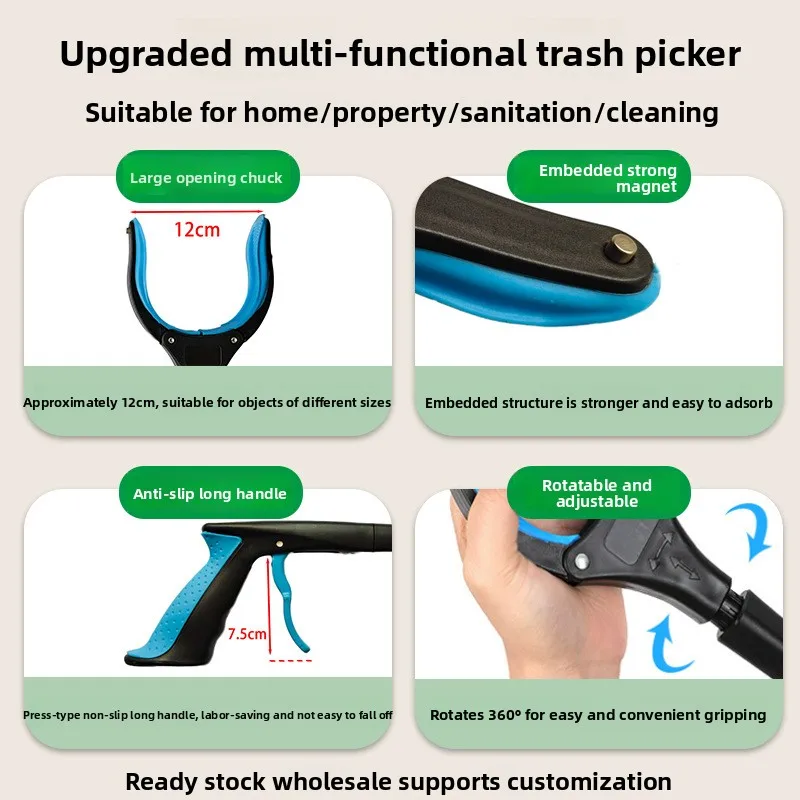 Pinza recogedora de basura con - Gardening Tools For Elderly reseña y precio