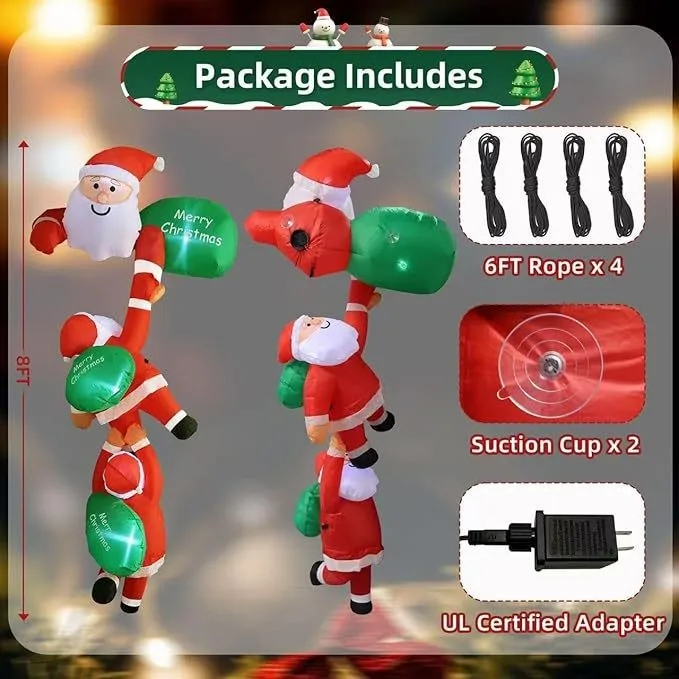 Adorno navideño inflable con f - Gardening Tools For Elderly reseña y precio